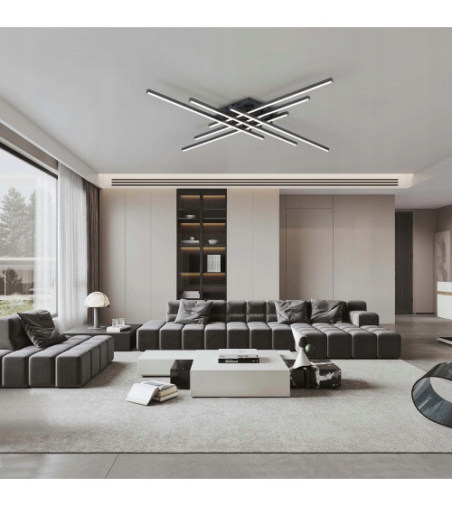 Lampa sufitowa HEBE 6 PRO wisząca 120cm żyrandol SALON kuchnia Plafon loft