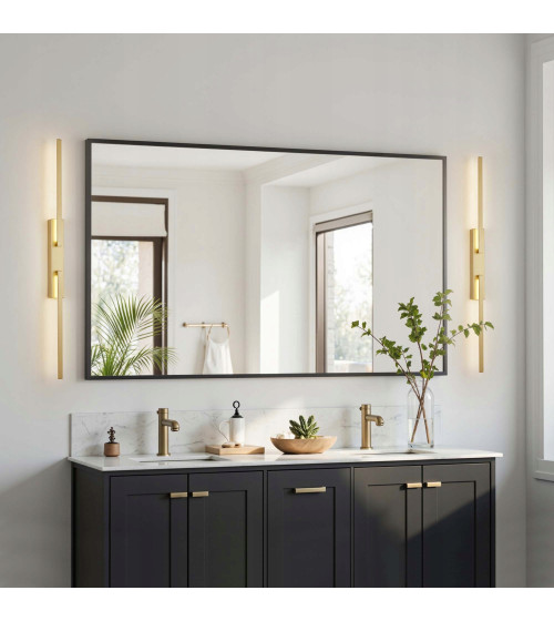 Nowoczesna lampa długa ścienna kinkiet regulowany KOKE LED wewnętrzny 90cm