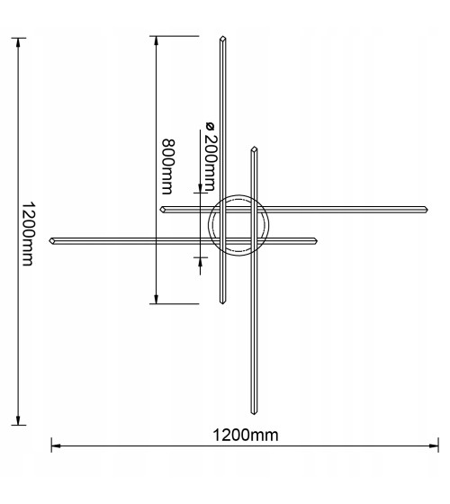 Lampa sufitowa LED wisząca regulowana 120cm żyrandol SALON kuchnia Plafon