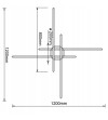 Lampa sufitowa LED wisząca regulowana 120cm żyrandol SALON kuchnia Plafon