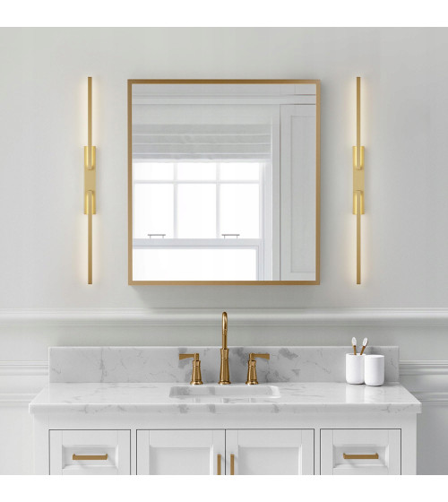 Nowoczesna lampa długa ścienna kinkiet regulowany KOKE LED wewnętrzny 90cm