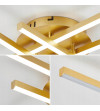 Lampa sufitowa LED regulacja 120cm żyrandol SALON kuchnia loft Plafon złoty