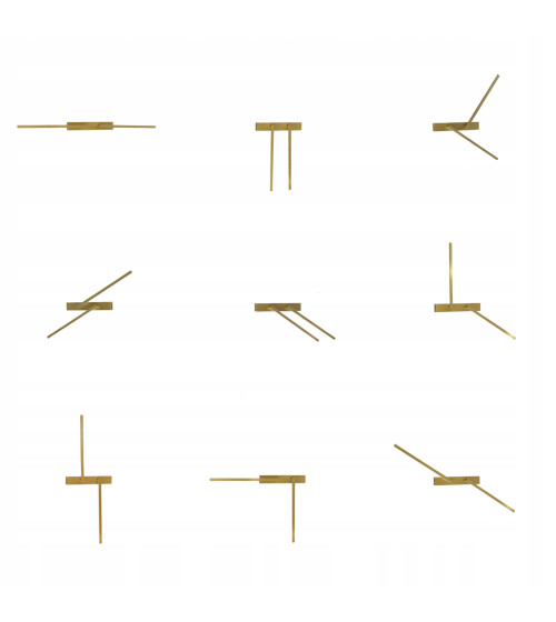 Nowoczesna lampa długa ścienna kinkiet regulowany KOKE LED wewnętrzny 90cm