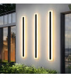 LINIOWY kinkiet nowoczesny lampa ścienna ogrodowa zewnętrzna IP65 LED 120cm