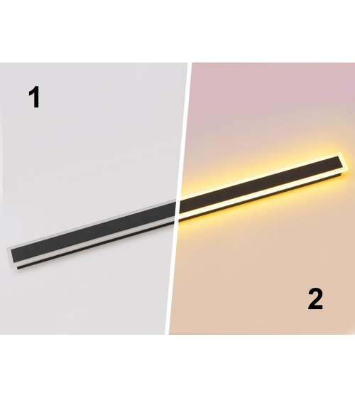 LINIOWY kinkiet nowoczesny lampa ścienna ogrodowa zewnętrzna IP65 LED 120cm