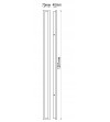 LINIOWY kinkiet nowoczesny lampa ścienna ogrodowa zewnętrzna IP65 LED 120cm