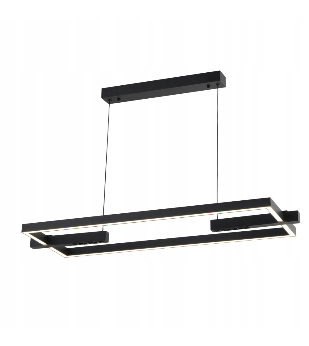 Lampa wisząca żyrandol EXON prostokąt nad stół nowoczesna LED biuro 120cm