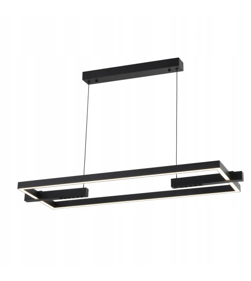 Lampa wisząca żyrandol EXON prostokąt nad stół nowoczesna LED biuro 120cm