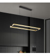 Lampa wisząca żyrandol EXON R prostokąt nad stół nowoczesna LED biuro 120cm