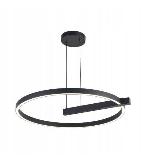 Lampa wisząca żyrandol ring okrąg nad stół nowoczesna kuchnia loft salon