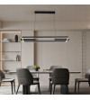 Lampa wisząca żyrandol EXON prostokąt nad stół nowoczesna LED biuro 120cm