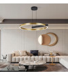 Lampa wisząca żyrandol EXON C ring okrąg nad stół nowoczesna loft Wobako