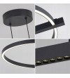 Lampa wisząca żyrandol ring okrąg nad stół nowoczesna kuchnia loft salon
