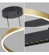 Lampa wisząca żyrandol EXON C ring okrąg nad stół nowoczesna loft Wobako