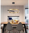 Lampa wisząca żyrandol EXON C ring okrąg nad stół nowoczesna loft Wobako