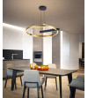 Lampa wisząca żyrandol EXON C ring okrąg nad stół nowoczesna loft Wobako