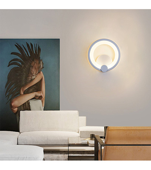Kinkiet lampa ścienna RING plafon RIO LED 19cm