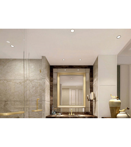 Panel LED biały Ø22cm 18W | Plafon Okrągły | Podtynkowy