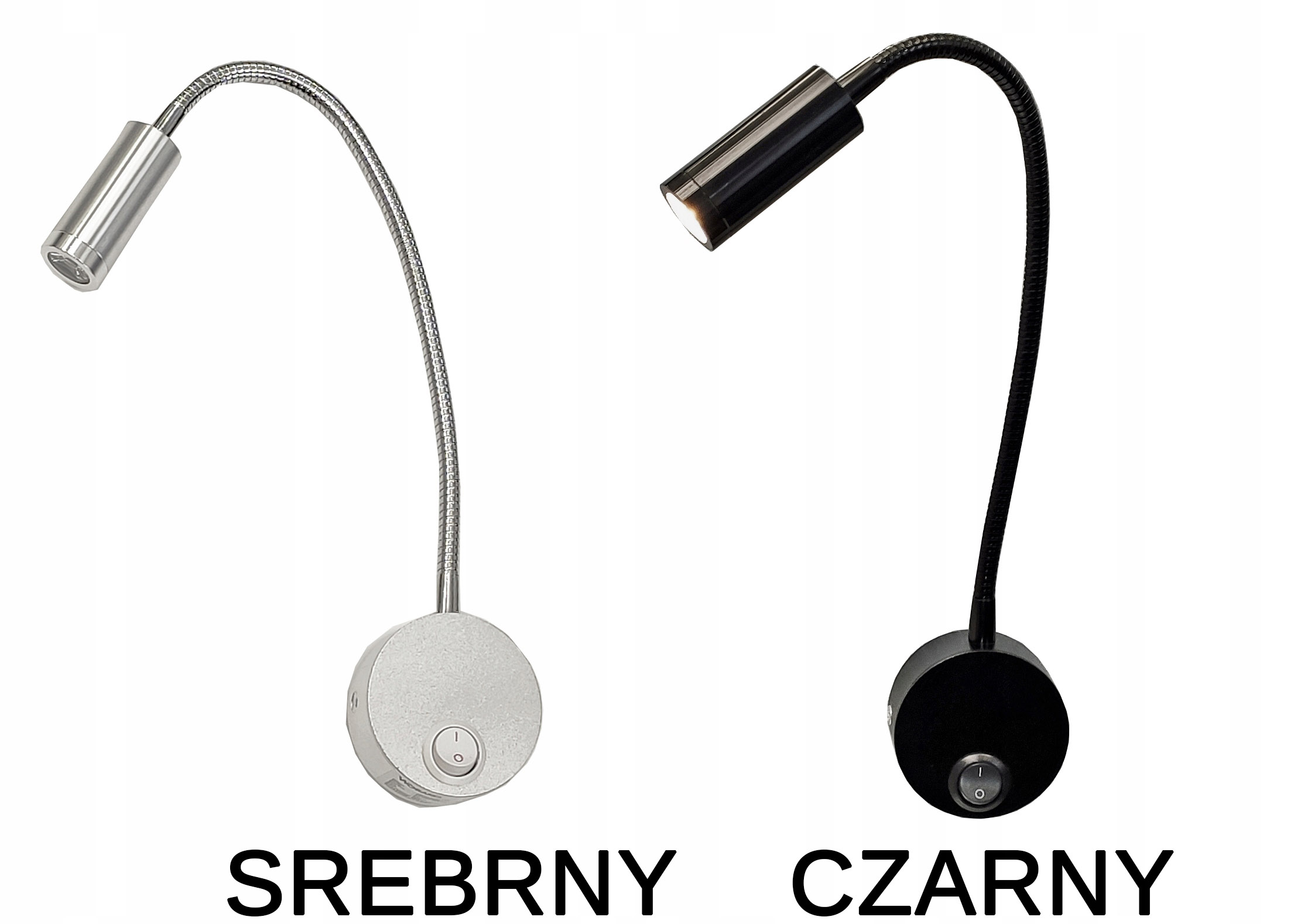 Kinkiet z elastyczną gęsią szyją - oświetl książkę tak jak lubisz