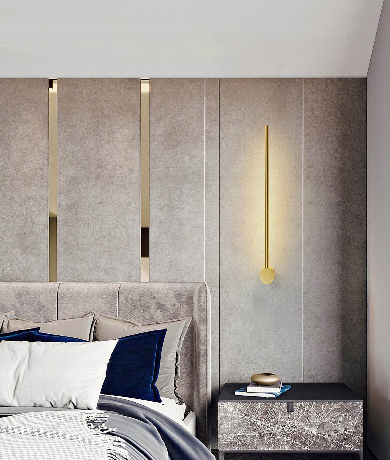Kinkiet Lizbona - stylowa lampa ścienna, wykonana z trwałego aluminium. Minimalistyczne wzornictwo i skierowanym ku ścianie światło zgodne wpisujące się w nowoczesne trendy.
