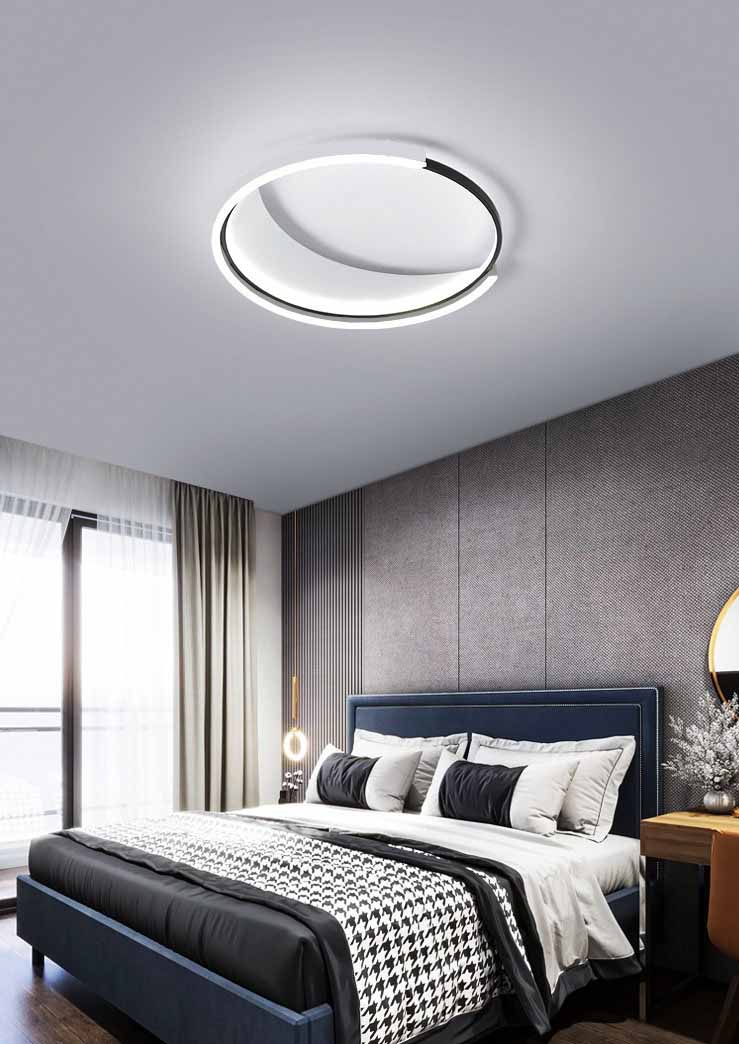 Denver nowoczesna lampa LED modern okrąg 33W