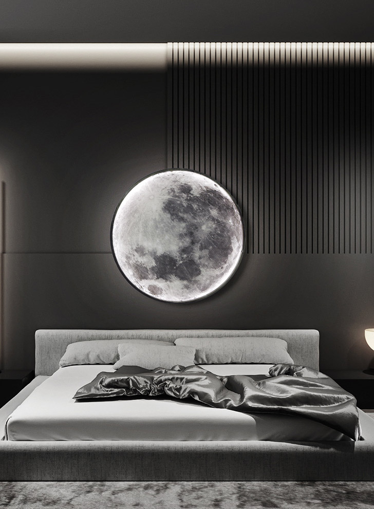 Oświetlenie LED 40cm  - efekt kosmiczny - Wobako Moon