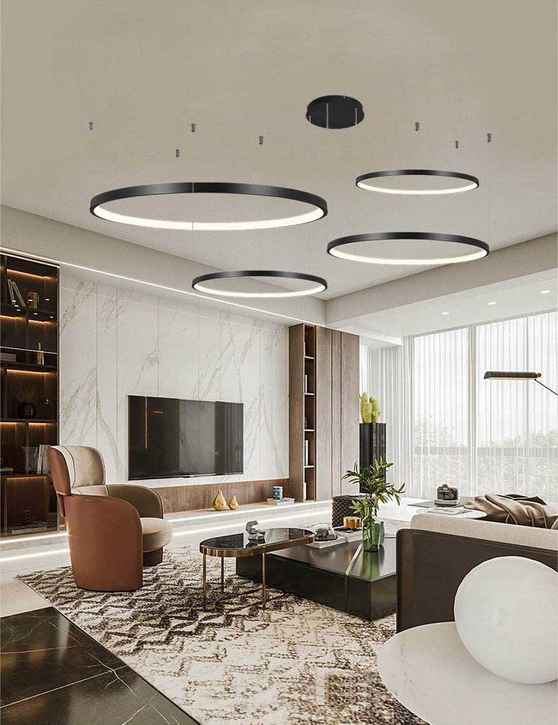 Lampa Silva Ex V - nowoczesna i elegancka lampa wisząca LED, idealna do salonów, biur i innych pomieszczeń prywatnych i komercyjnych. Energooszczędna i doskonale oświetla każde wnętrze.